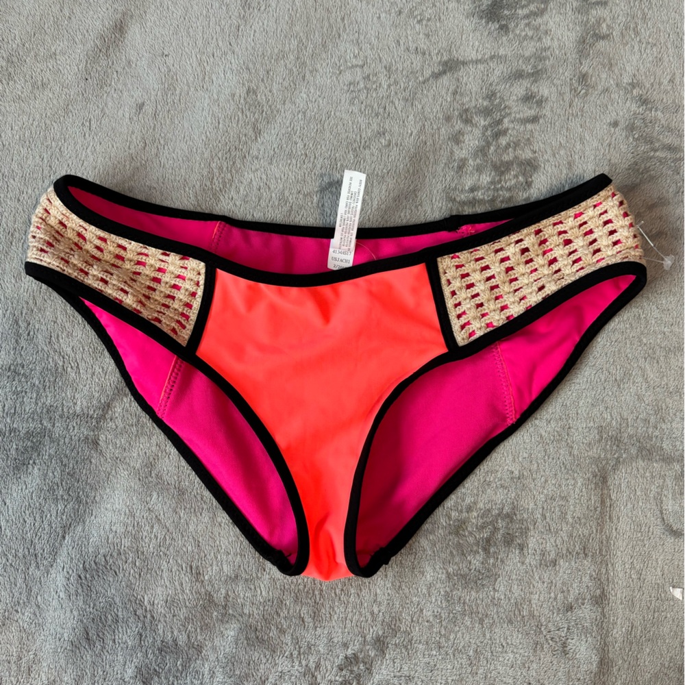 Cape Juby Pink and Orange Bikini Bottom